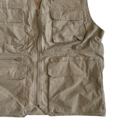 L.L Bean Men's Size XL Tropic Weights Utility Hunting Travel Safari VTG Vest - Picture 12 of 16